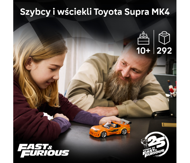 LEGO SPEED CHAMPIONS 77260 Szybcy i Wściekli Toyota supra mk4 - 1529877 - zdjęcie 4